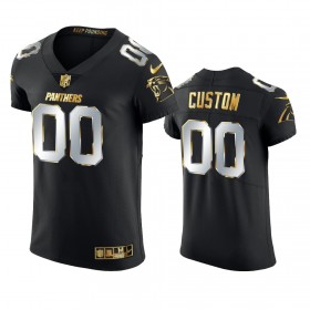 Miesten Carolina Panthers NFL Pelipaita Custom Musta Golden Edition